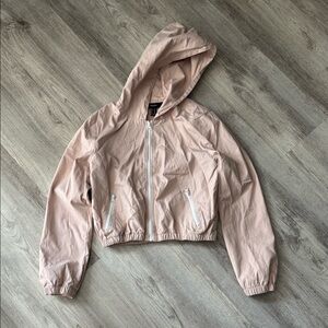 Light rose gold crop jacket